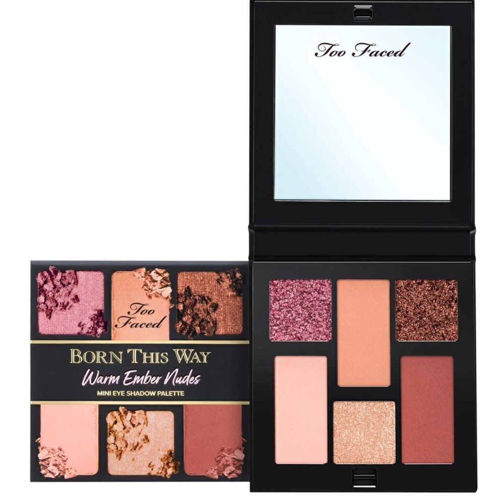 Too Faced Warm Ember Nudes Palette
Born This Way Complexion-Inspired Eyeshadow